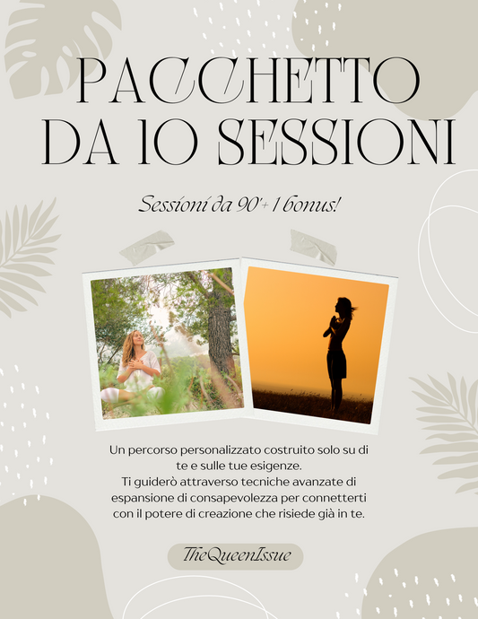 Pacchetto da 10 sessioni da 90'+ 1 bonus